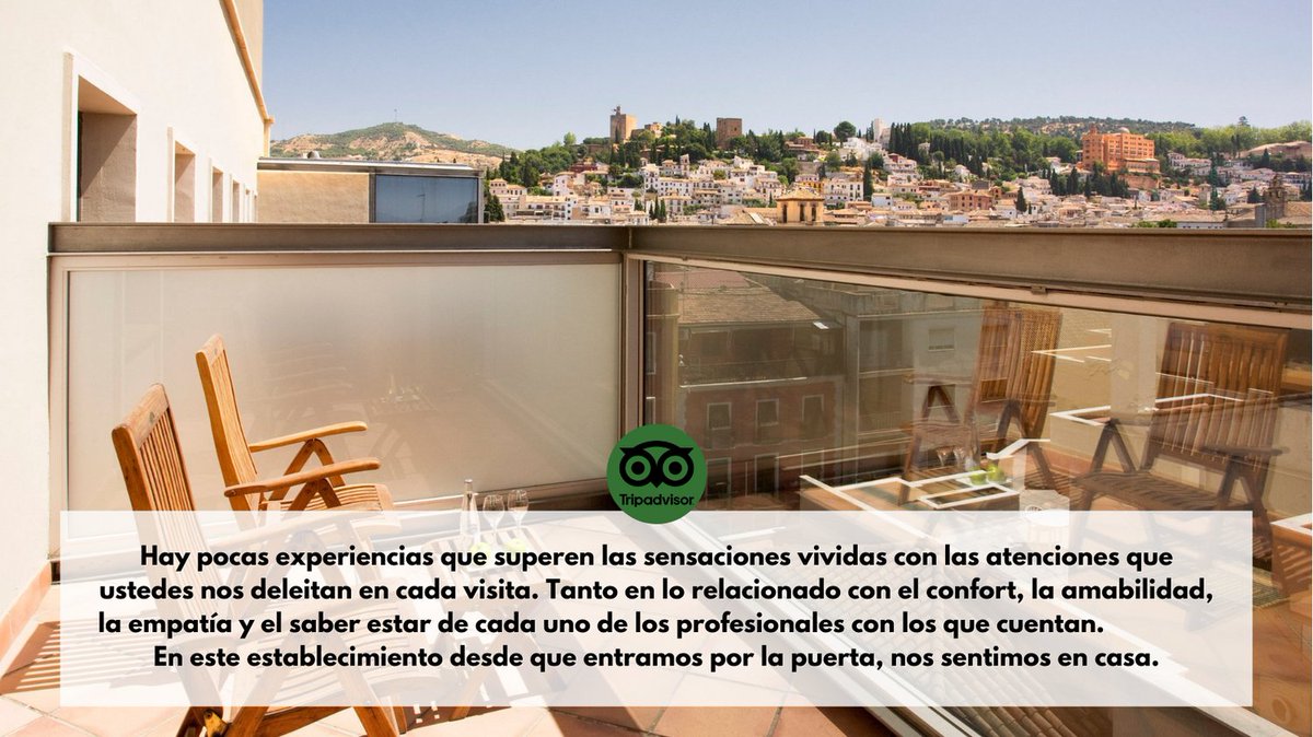 Hacer felices a nuestros huéspedes es lo que nos motiva cada día. ¡Cuánto nos alegra recibir estos comentarios! ¿A qué estás esperando para disfrutar de la auténtica experiencia Meliá en la ciudad de la Alhambra?
#StaySafewithMelia #SoulMatters <a href="/MeliaHtlResorts/">Melia Hotels</a> <a href="/MeliaHotelsInt/">Meliá Hotels International</a>