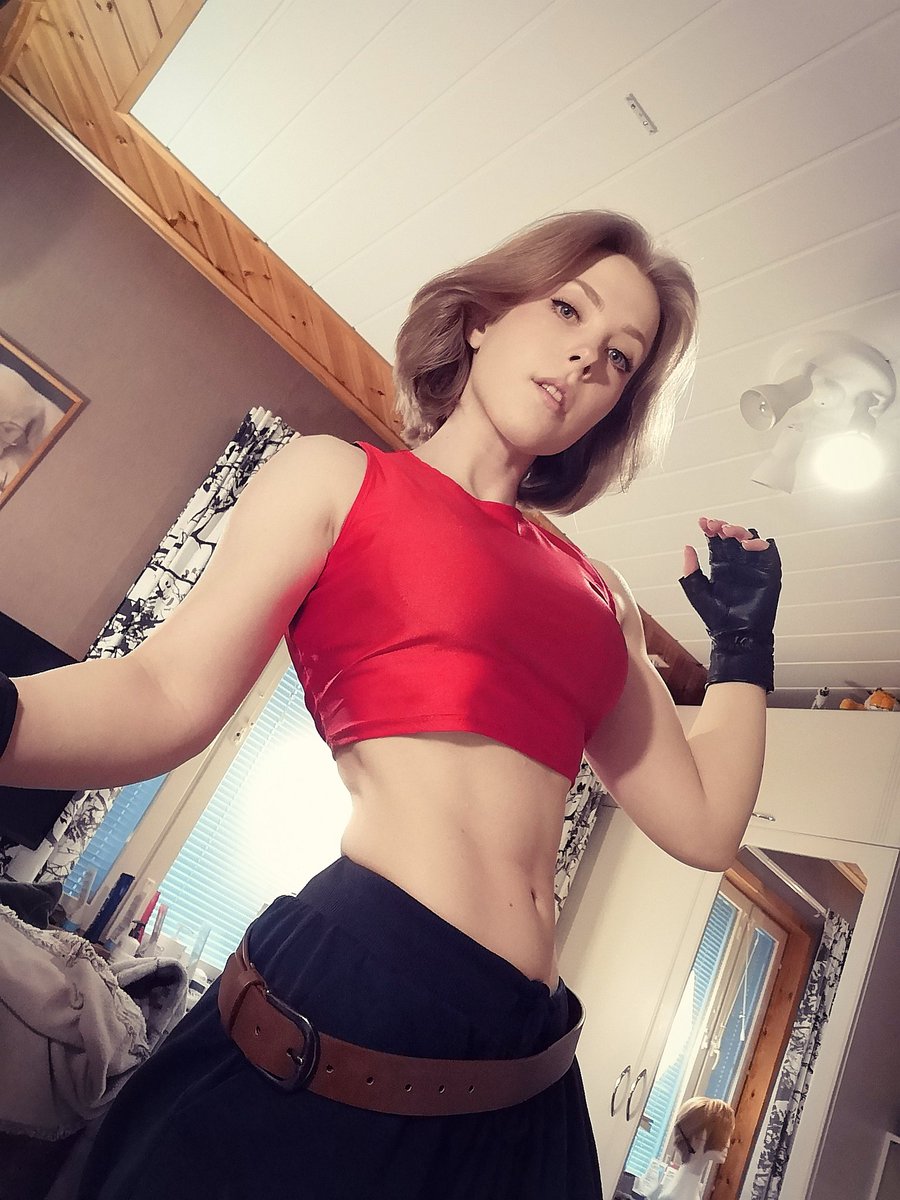 SmilodonnaVT's tweet photo. blue mary costume made in 1 hour from shit i found in my closet LET'S GOOOO https://t.co/f3f7mFHei0