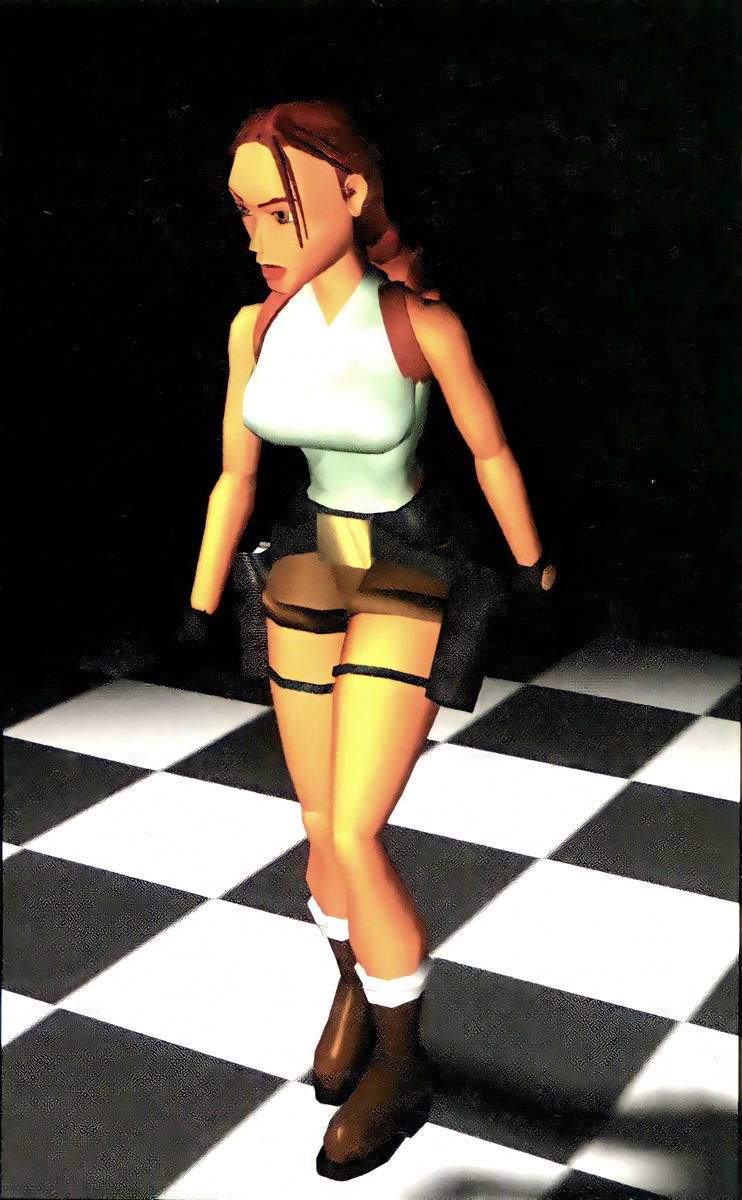 It's Halloween, and in case you're wondering, Winston has decided to turn off all the lights in Croft Manor and play a game of hide and seek. As Lara tries to find a place to hide, she's haunted by the echos of flatulence and rattling china cups as he finds her. Truly terrifying.