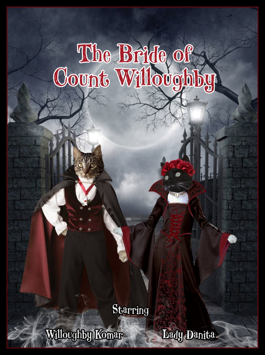 It was love at first bite for Count WILLOUGHBY &amp; LADY DANITA. Now they will be happily together for eternity!
<a href="/Tosca3333/">Capt Willoughby 💔Veronica, Gizmo, Shay & Mau</a> <a href="/Lpowell588Lady/">LadyDanita✨🧙‍♀️ cat mama to Hilda &😇Mimsey🌈</a> 
ZOMBIESQUAD HALLOWEEN PARADE 2021
#ZSHQ #ZSParade
Created by <a href="/MuddlesDog/">Miss Muddles 🐶🎀💕💖 #ZSHQ General</a>