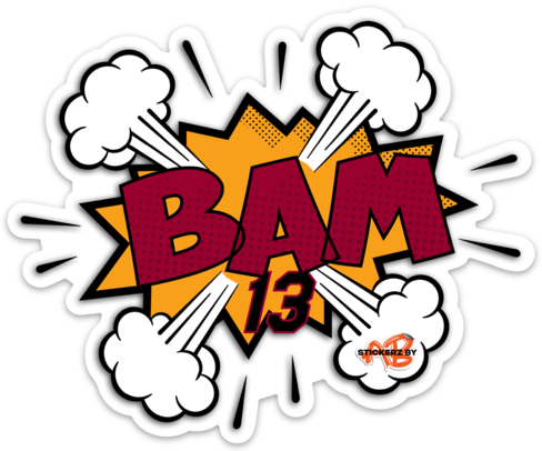 ABoutTheFans_'s tweet photo. Check out our 🔥 BAM 13 Sticker 🔥 
 
Shop now 👉👉 https://t.co/ypQtXxN6aX

Get yours today!! #StickAndRep https://t.co/sl1tKRaIHo