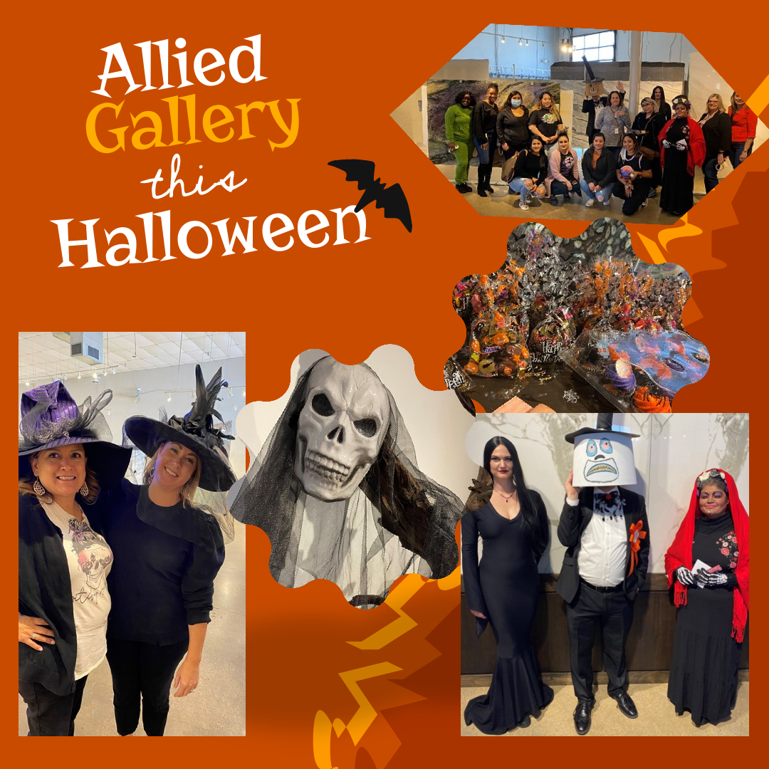 HAPPY HOLLOWEEN FROM ALLIED GALLERY!!!!!!!!! 
.
.
.
.
.
#stone #holloween #alliedgallery #spooky #workwithus #hiringdallas #coolplacestoworkindallas #dallastexas