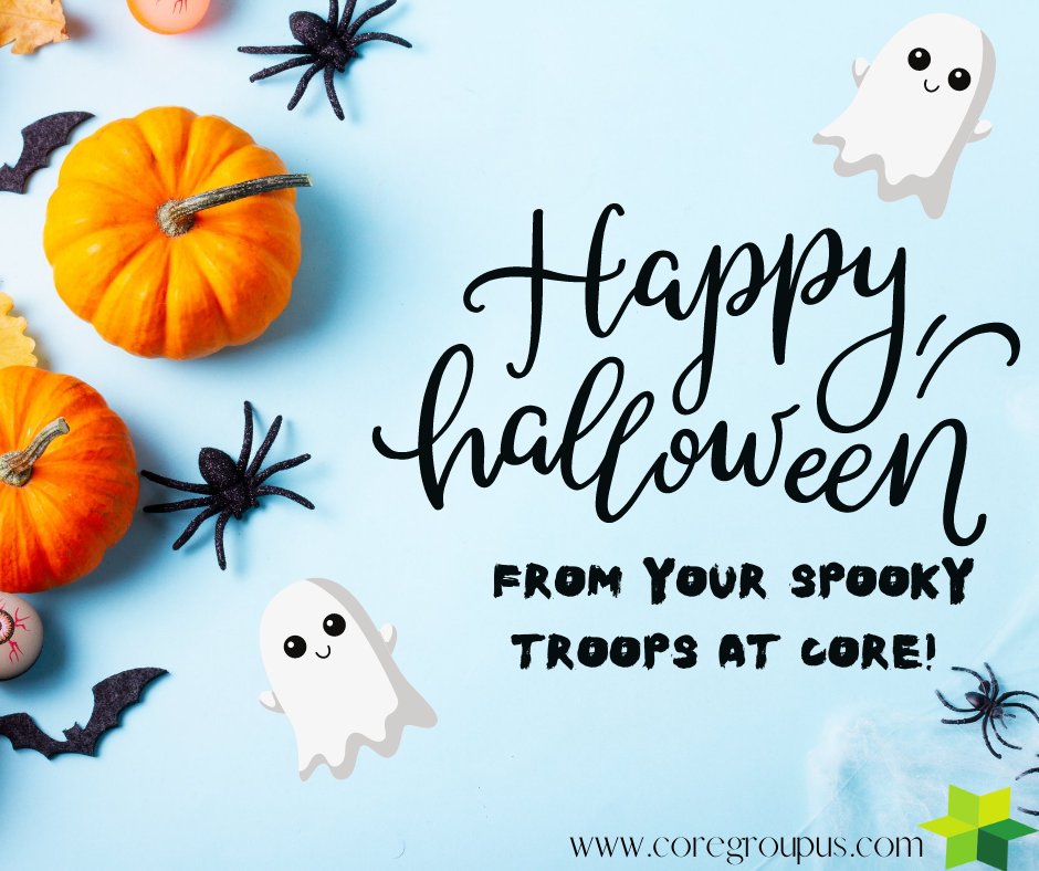 Happy Halloween from our #spooky Troops! 🎃🦇🍬 At CORE we wish you all the #treats and no #tricks! 

#coregroupus #coregrouplife #growprofitably #entrepenreneurs #smallbusinessconsulting #taxplanning #accounting #financialservices #payroll #bookeeping #corewealth #happyhalloween