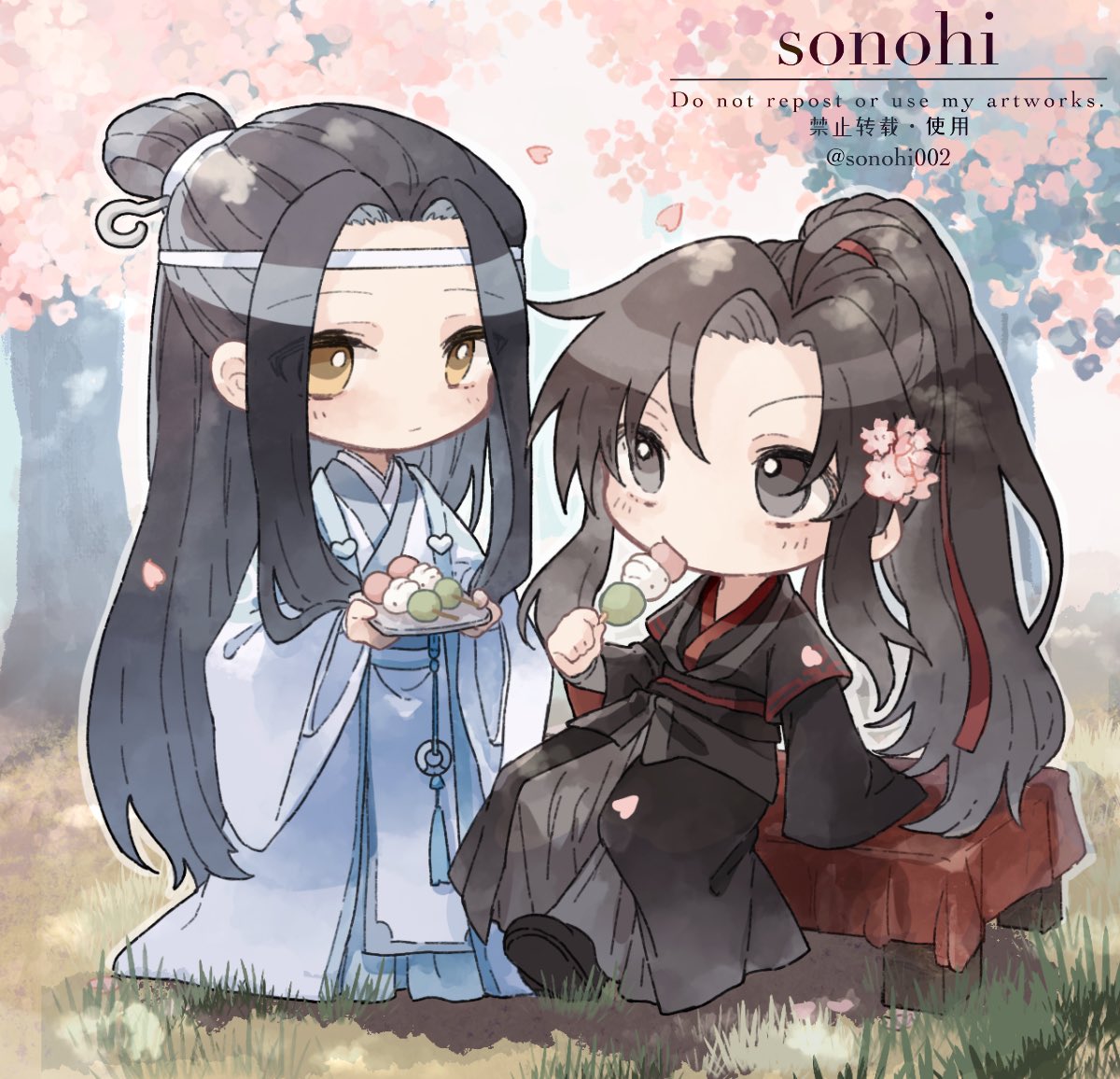 忘羨「#MDZS #忘羨 春 」|sonohiのイラスト