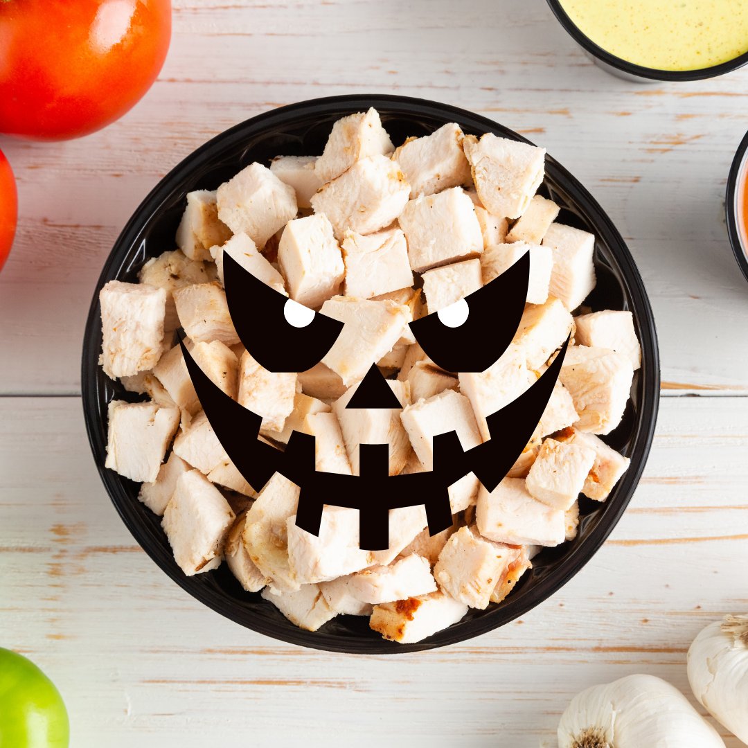 chickenkitchenh's tweet photo. Happy Halloween from all of us at Chicken Kitchen! 🎃👻 https://t.co/5zIXR7LQgV