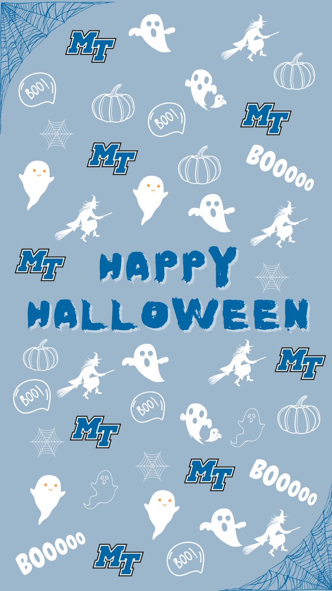 MTSU's tweet photo. Happy Halloween, Blue Raiders! #trueBOO 👻🎃👻 https://t.co/3Mm6AerjN2