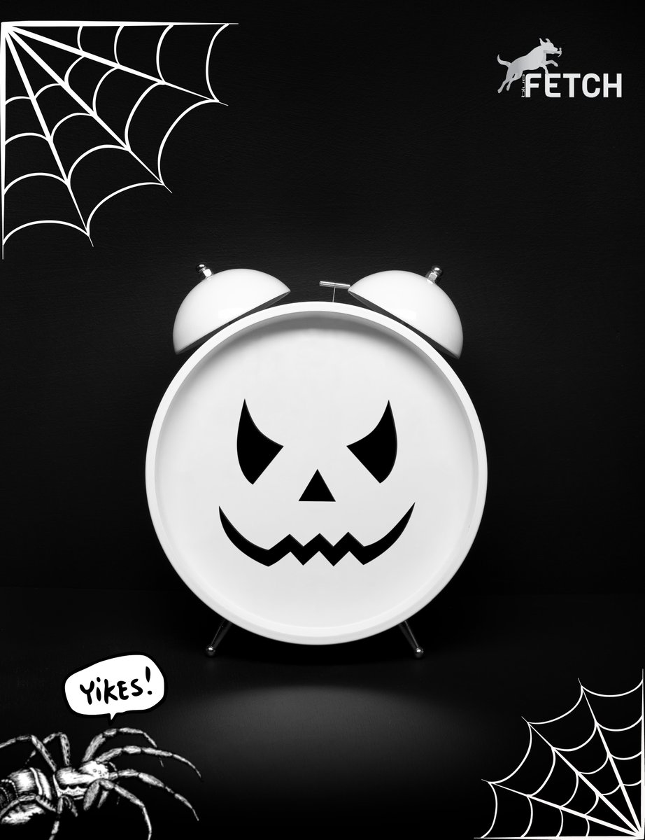 Do you know what's even scarier than monsters? Running out of time! Let Blue Fetch help you save time this spooky season! #BlueFetch #FetchitFast #Spooky #Halloween2021