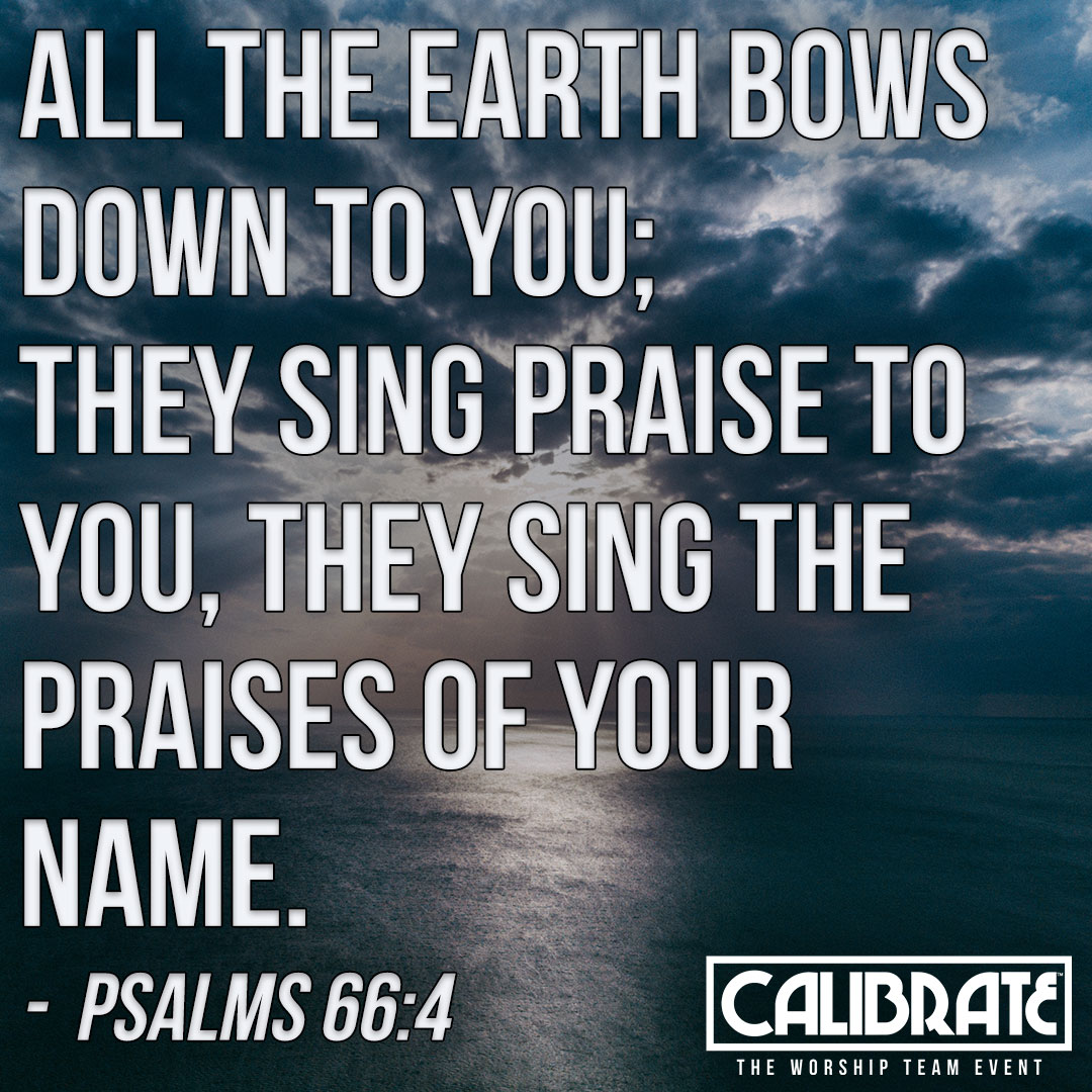 All the Earth bows down...

#Bible #worship