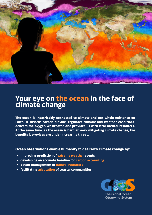 IocUnesco's tweet photo. On the first day of #COP26 we talk about the importance of global # ocean observations for informed decision-making. Ocean observations enable humanity to predict and address #climatechange. Check out the publication 👉https://t.co/tdT4kSIGFH https://t.co/Mt0sqduFHU
