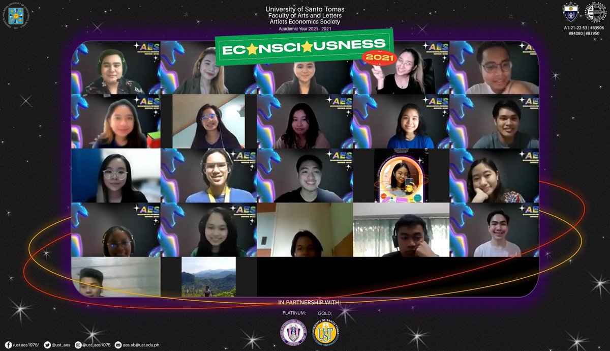 UST_AES's tweet photo. LOOK: https://t.co/ax6HvSiJAR

We are pleased to share with you all the success of this year’s Econsciousness Series! Indeed every episode have made our minds to be assailed by a torrent of ideas— from Building the Economist, to

(1/7) https://t.co/9AUXMNwAM1