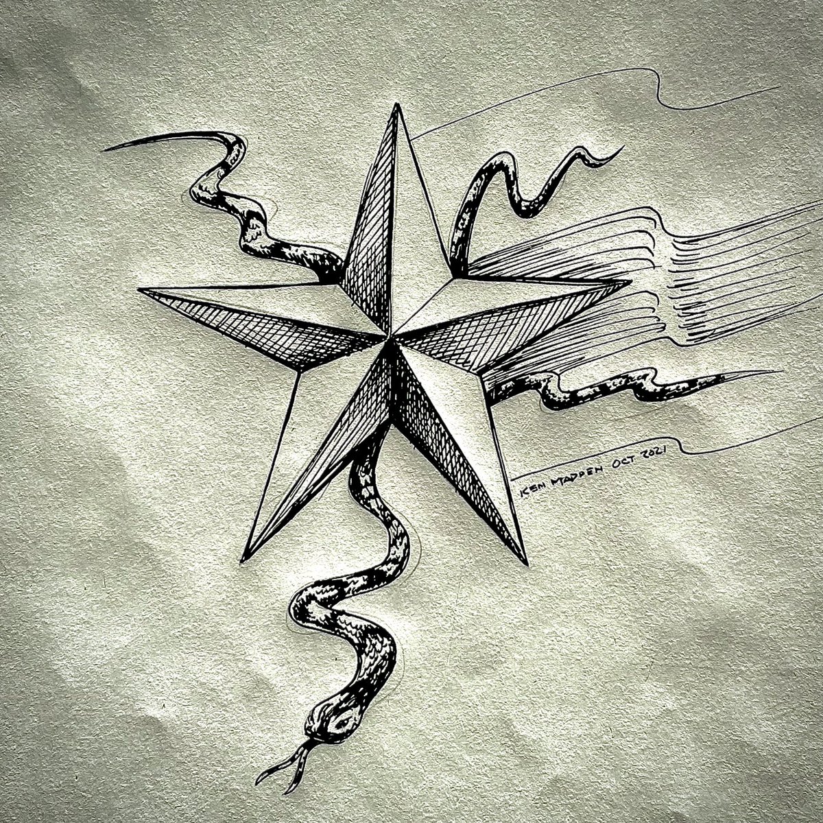 MaddenKen68's tweet photo. #inktober2021 “SLITHER” as in how #GOP handles any #liberty decision. Boldness is absent from so called conservative circles. You only hope is to control the source of your income. join like minded folks here #nomadnetwork https://t.co/RzNlNuRD2U @kingpilled @Jason_Stapleton https://t.co/Nu6h3Oe6Rh