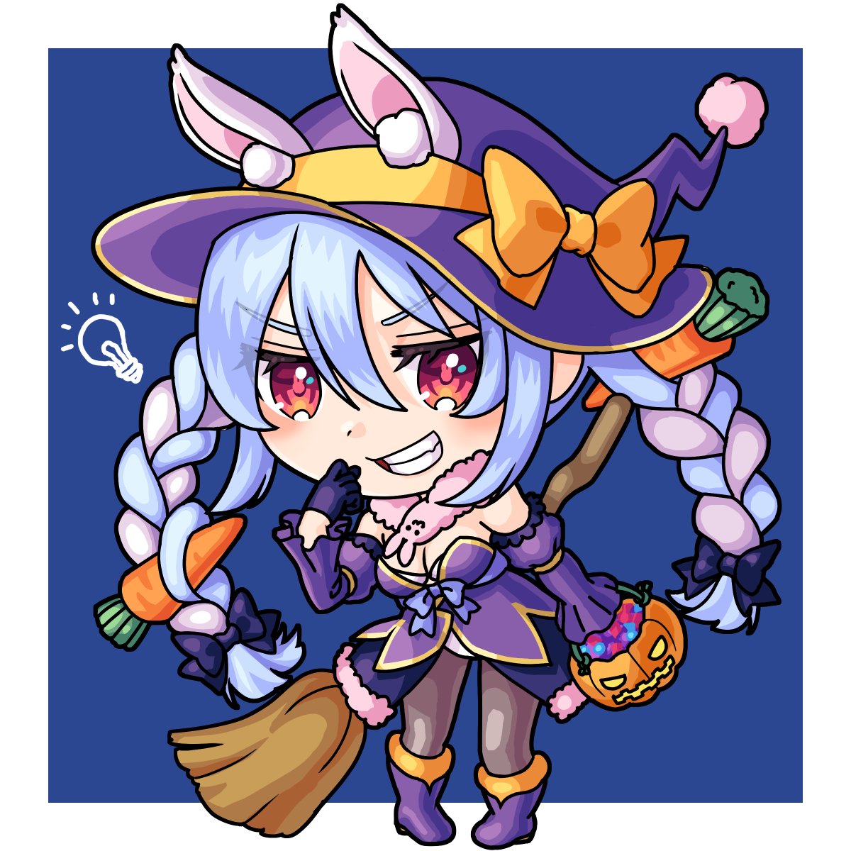 イマフク 絵のお仕事募集中 S Tweet お菓子をもらった後にいたずらしてやるぺこ ぺこらーと ハロウィンイラスト展示会21 Trendsmap