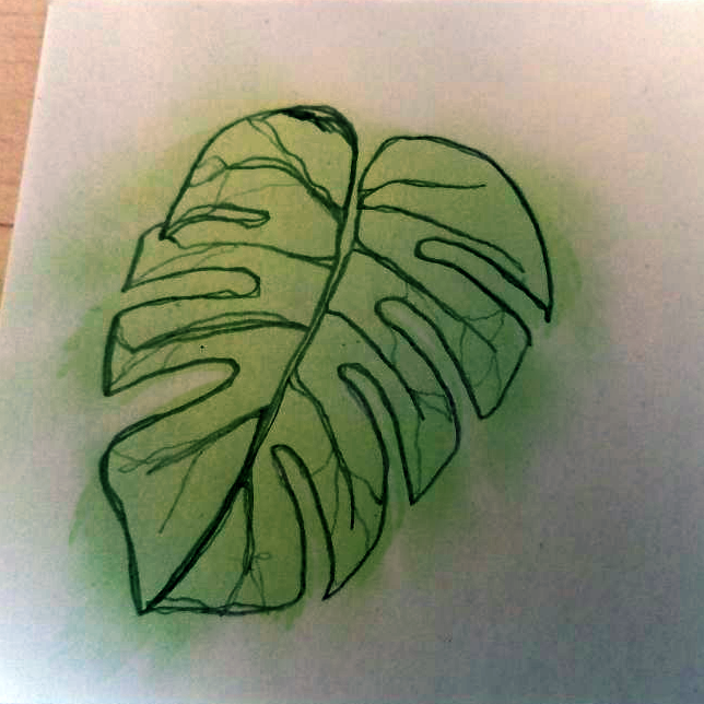 JinxPliskin's tweet photo. "leaf" - an art a day (day 13)
(tomorrow's prompt: Your fist car) https://t.co/UuUfwVT4I1