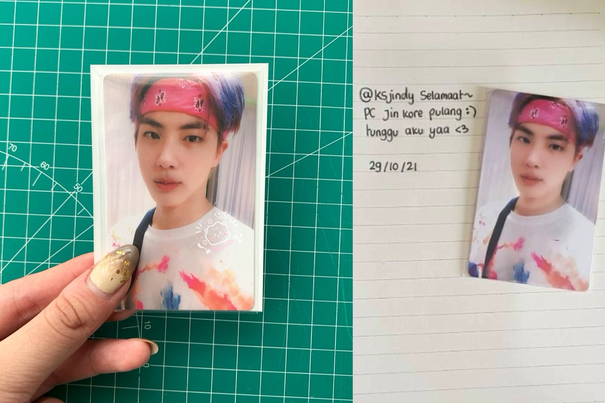 ksjindy's tweet photo. — SUPER HAPPY MAILS

FINALLY🤩 dapet jugak ini kore setelah penantian yg panjang &amp; hampir kena tipu yaampunn senengnya bukan main🥺💗 shout out untuk seller yg tiba2 gedor nawarin aku huhuu🥺😢 dan moots2 yg udah dm bantuuu🤗🤍 masih ganyangka akuㅠㅠ https://t.co/5JGi39KOS5