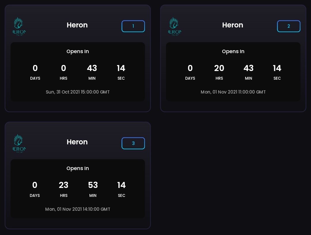 ELOiNclub's tweet photo. TIER-1 pool for @Heronasia IDO will go live in less than an hour from now 😍

Get ready and buckle up! 🔥🔥

Pool link : https://t.co/3KRhEdl1T4

Stay updated with our official Twitter and TG only-
https://t.co/cVriVWHaFd
https://t.co/tU7jzwu7Zj
https://t.co/3JtsbaTauE https://t.co/upP9BrPydx