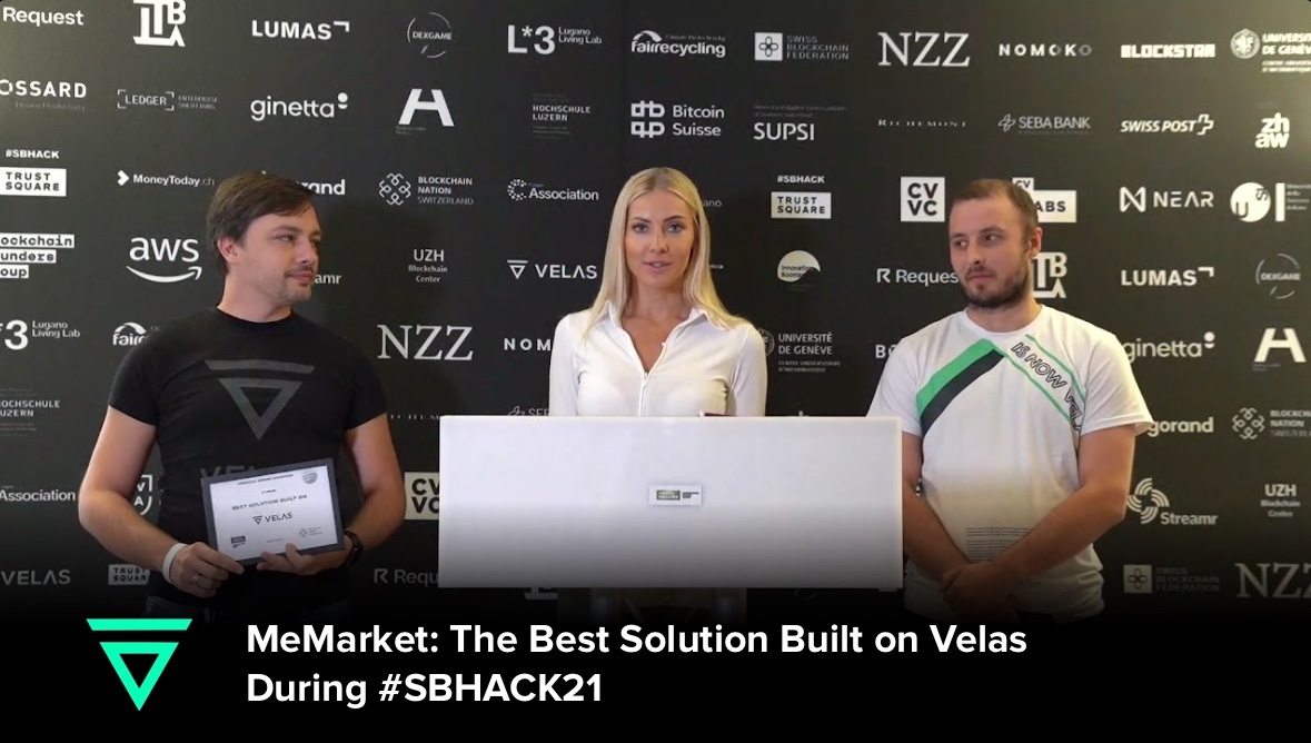 VelasBlockchain's tweet photo. We are proud to announce the best solution built on Velas during #SBHACK21 โ MeMarket. Congrats ๐ฅณ https://t.co/vpyTH0ywBT