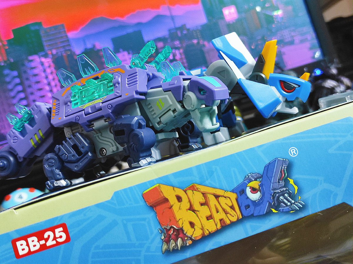 VentHoang's tweet photo. BeastBox BB-25 Jawbreaker
#52TOYS #BeastBox #BB25 #JawBreaker #Stegosaurus #Delta #BB05 #Mecha #Animals https://t.co/sUSAr3BQsH