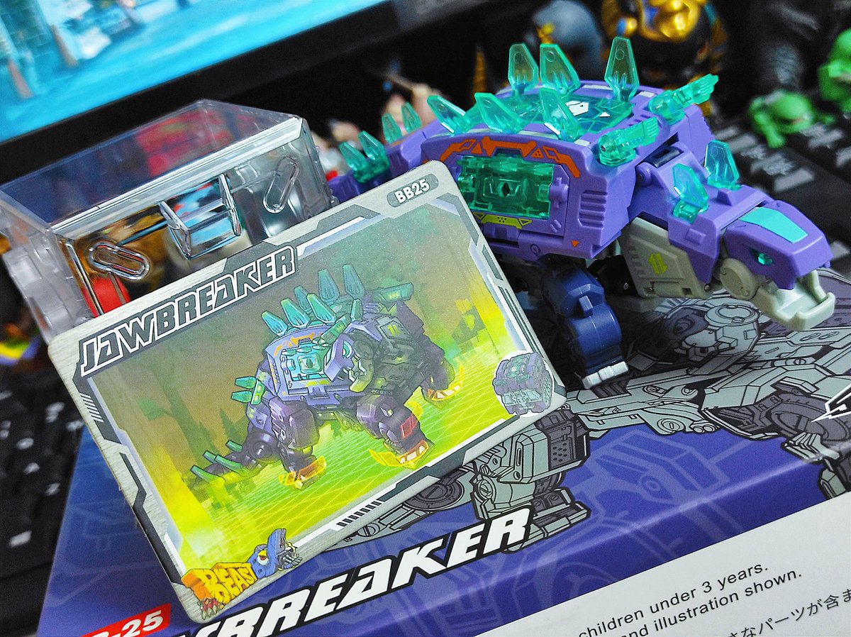 VentHoang's tweet photo. BeastBox BB-25 Jawbreaker
#52TOYS #BeastBox #BB25 #JawBreaker #Stegosaurus #Delta #BB05 #Mecha #Animals https://t.co/sUSAr3BQsH