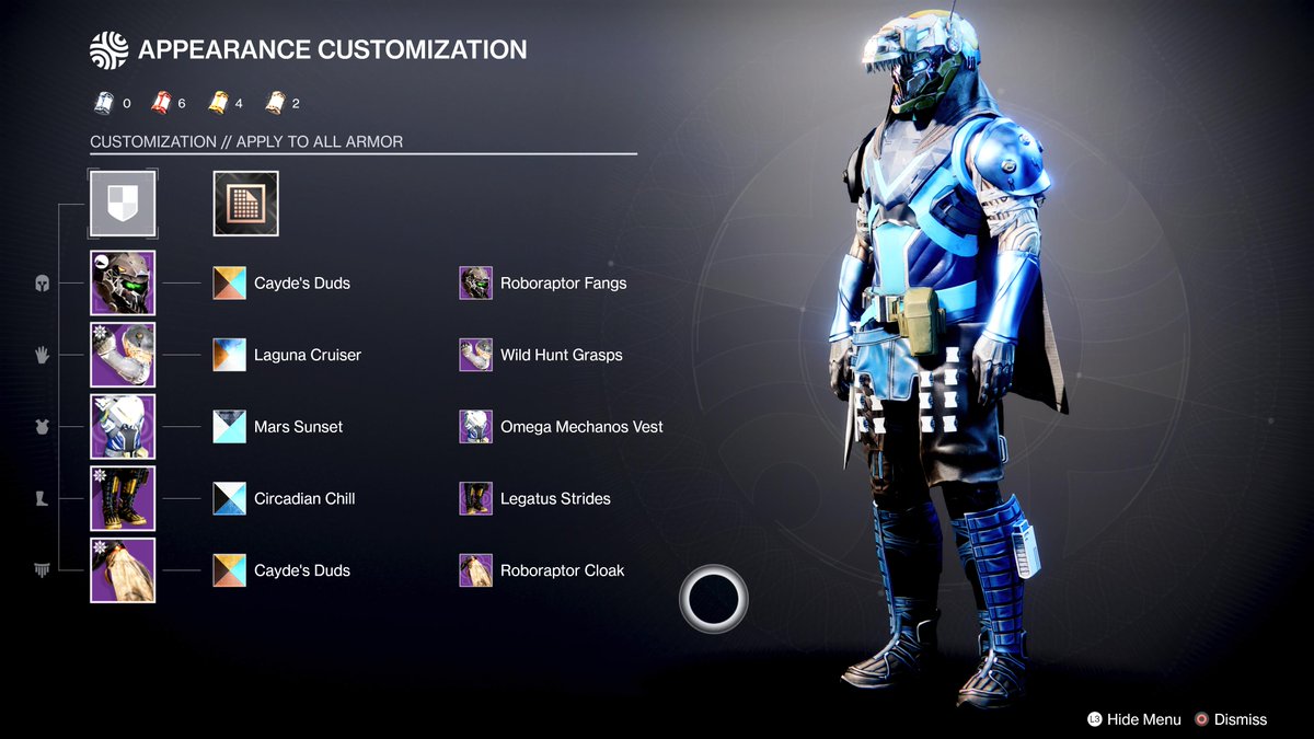 ericinks's tweet image. Throwing it back with some 80's Dinosaucers Allo inspired action.

#FOTLFashion2021 #Destiny2 #destinyfashion #80s @DestinyTheGame @A_dmg04