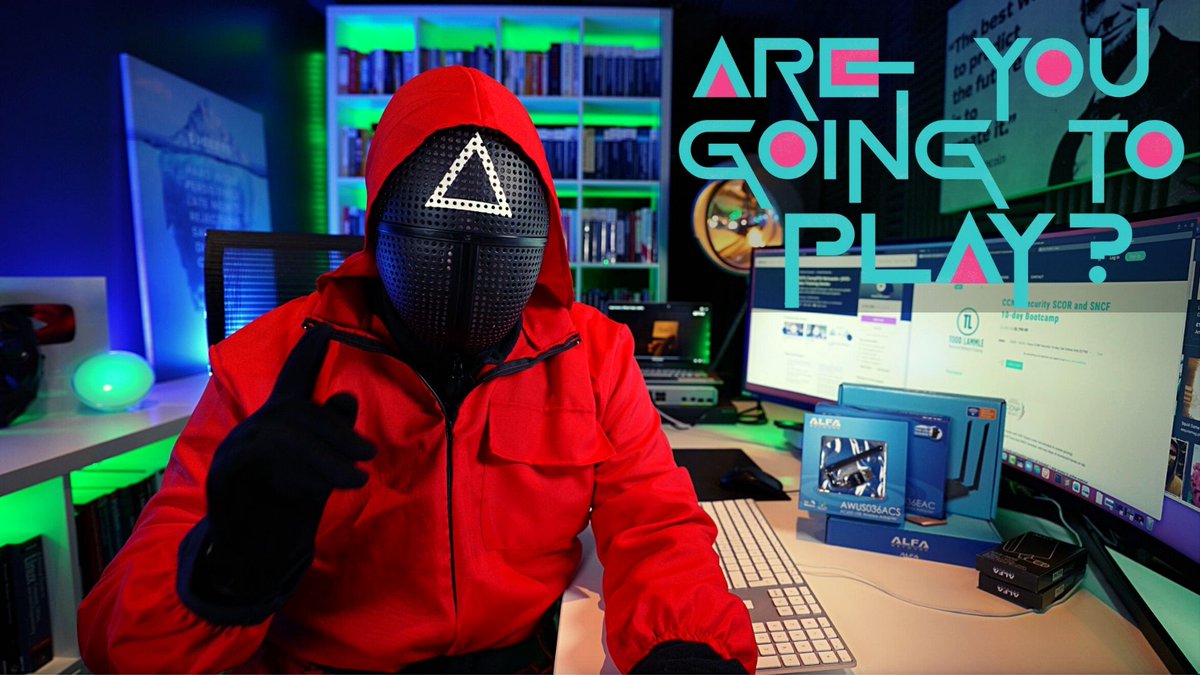 davidbombal's tweet image. Play the game?

Giveaway of CompTIA Network+, Cisco CCNP Security courses and bootcamps, Alfa Network Adapters and more :)

YouTube Video: youtu.be/ZTR-DLjIW44

#comptia #ccna #ccnp #hacking #cybersecurity #hack #wifi #cisco #cyber @kwallaceccie @lammle @alfanetworkinc