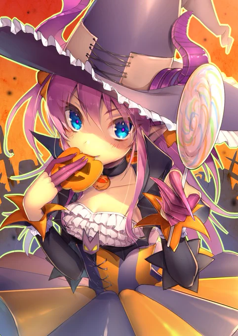 【Fate】HappyHalloween
🎃
#HappyHalloween2021
#Fate 
#玉藻の前 
#エリザベート・バートリー 