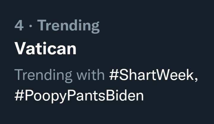 jackie1321_67's tweet photo. I'll take "Things You Never Expect To See On Twitter" for $500 Alex 🤣🤣🤣🤣
@catturd2 
#ShartWeek #PoopyPantsBiden https://t.co/G1lNBR8hjU