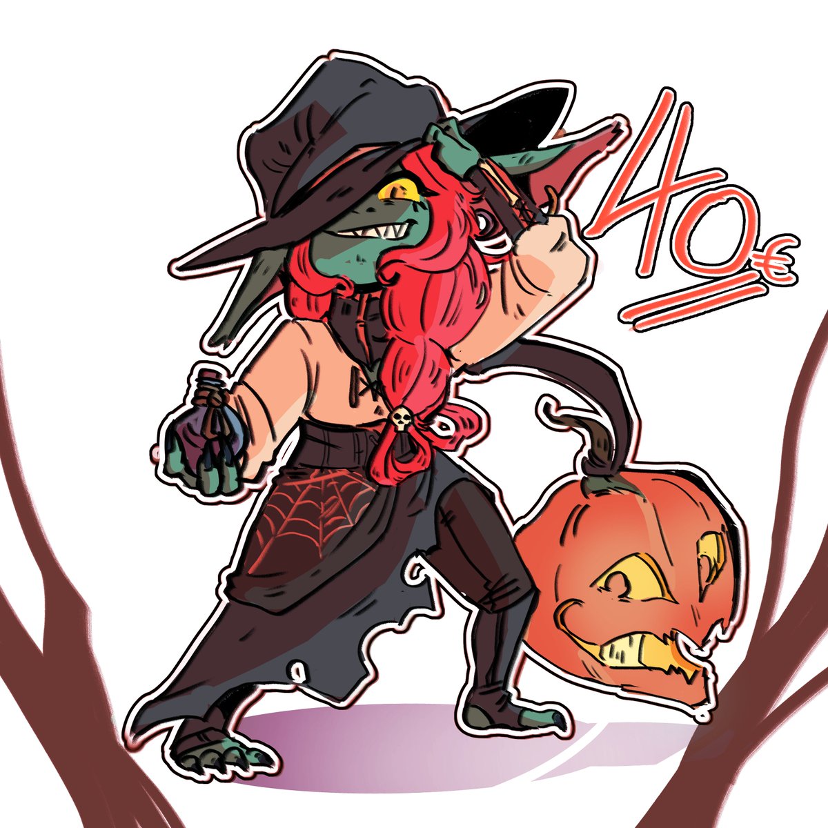 krighserren's tweet image. DND HALLOWEEN ADOPTABLE! This little goblin is ready for spooky adventures!! 
#dnd #dndadoptable #adoptable #adoptbot #dungeonsanddragons #dungeonsanddragonsadoptable #goblin #dndgoblin #halloween #halloweenart #halloweenadoptable