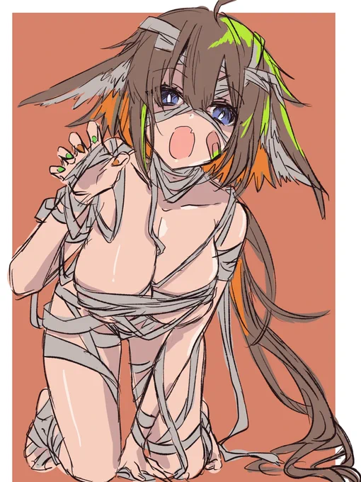 これはハロイ~ンに描きたかった欲望ラフの赤ちゃん 