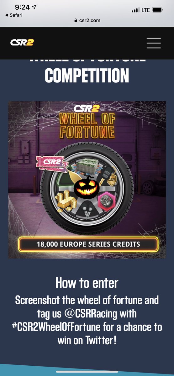 James_Ryan21's tweet photo. ⁦@CSRRacing⁩ #CSR2WheelOfFortune https://t.co/DsEbAW7KeA