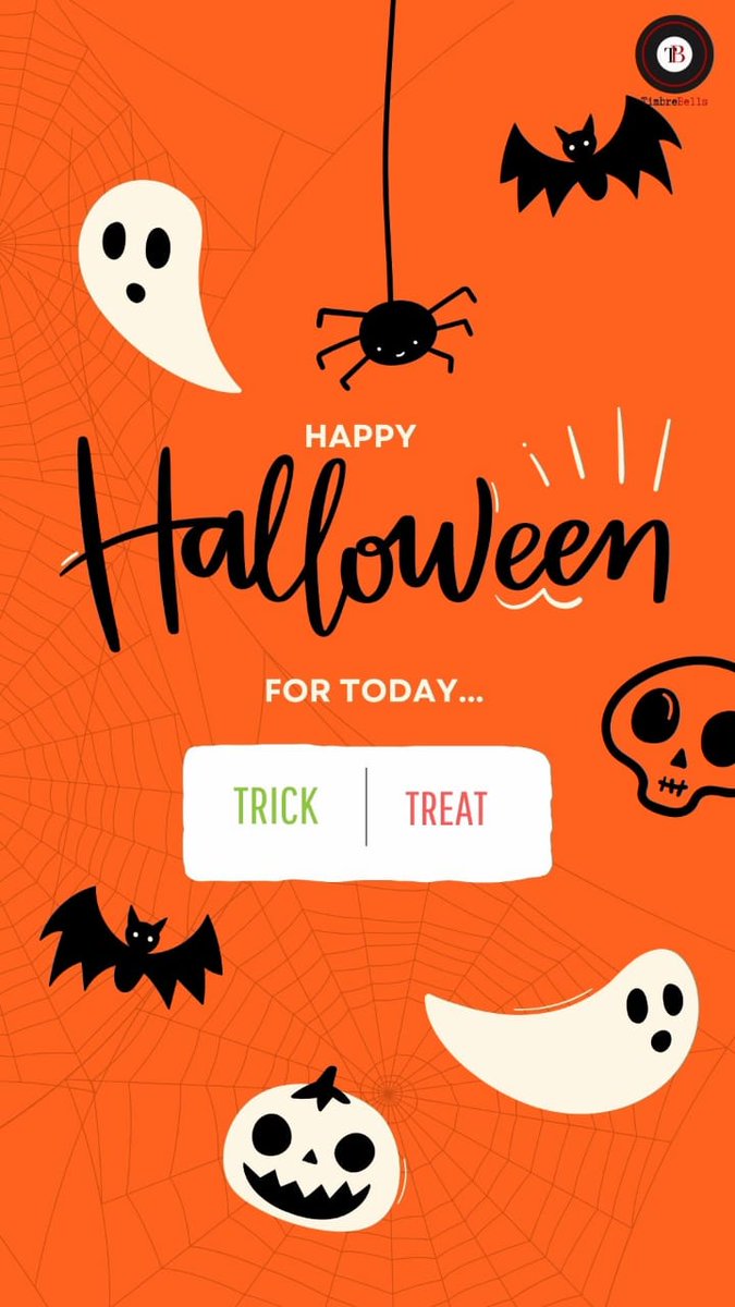 BellsTimbre's tweet photo. Caption- 
Trick or treat?
Tell us in the comments!
#HappyHalloween2021 
#timbrebells
#Hallowstream 
#HALLOWEENPARTY https://t.co/KDOxxdKmLk