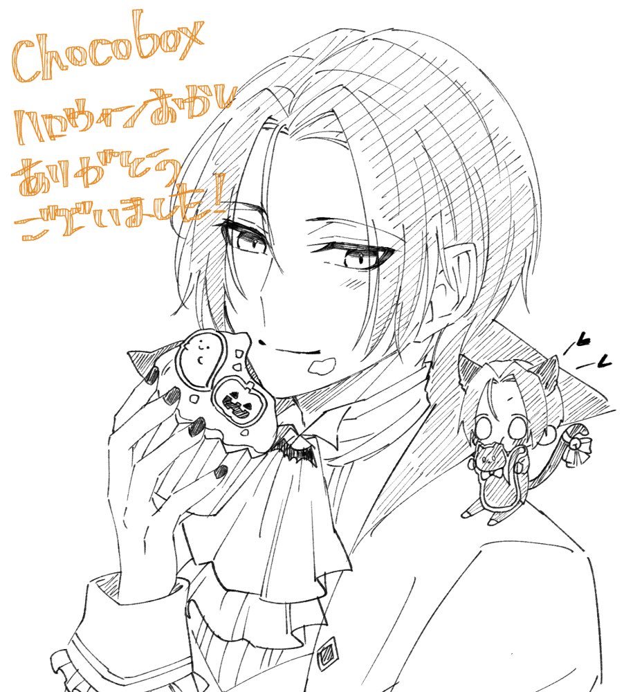 チョコボックスにお菓子と凄く嬉しいメッセージ頂きました!これからものんびりお絵描きしていくので楽しんでいただけたら嬉しいです!有難う御座いましたーー!! 