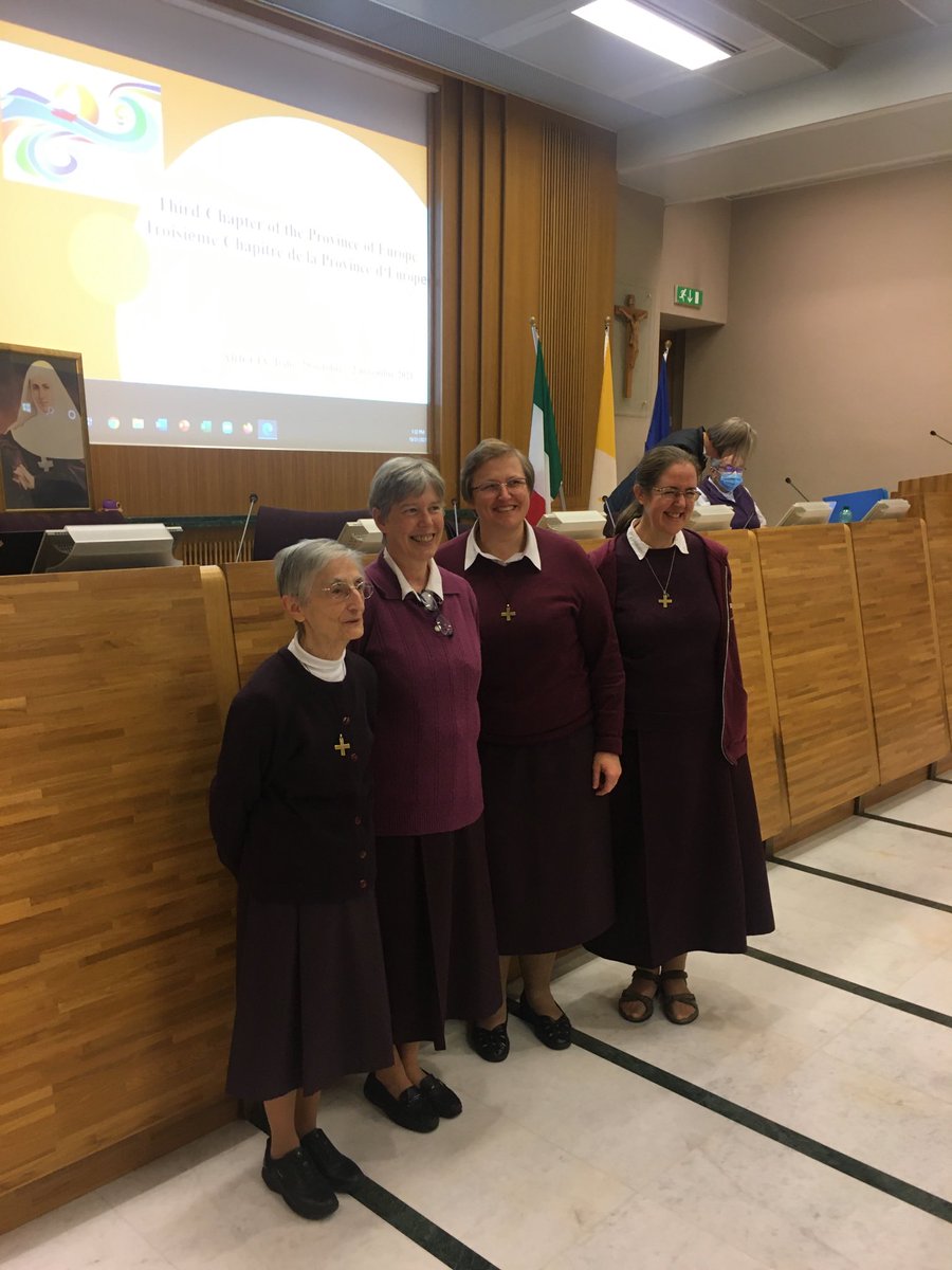 carolyn_ra's tweet photo. We (Assumption Sisters) have elected a new council for the Province of Europe! #AssumptionEurope https://t.co/v13nK26vJ6