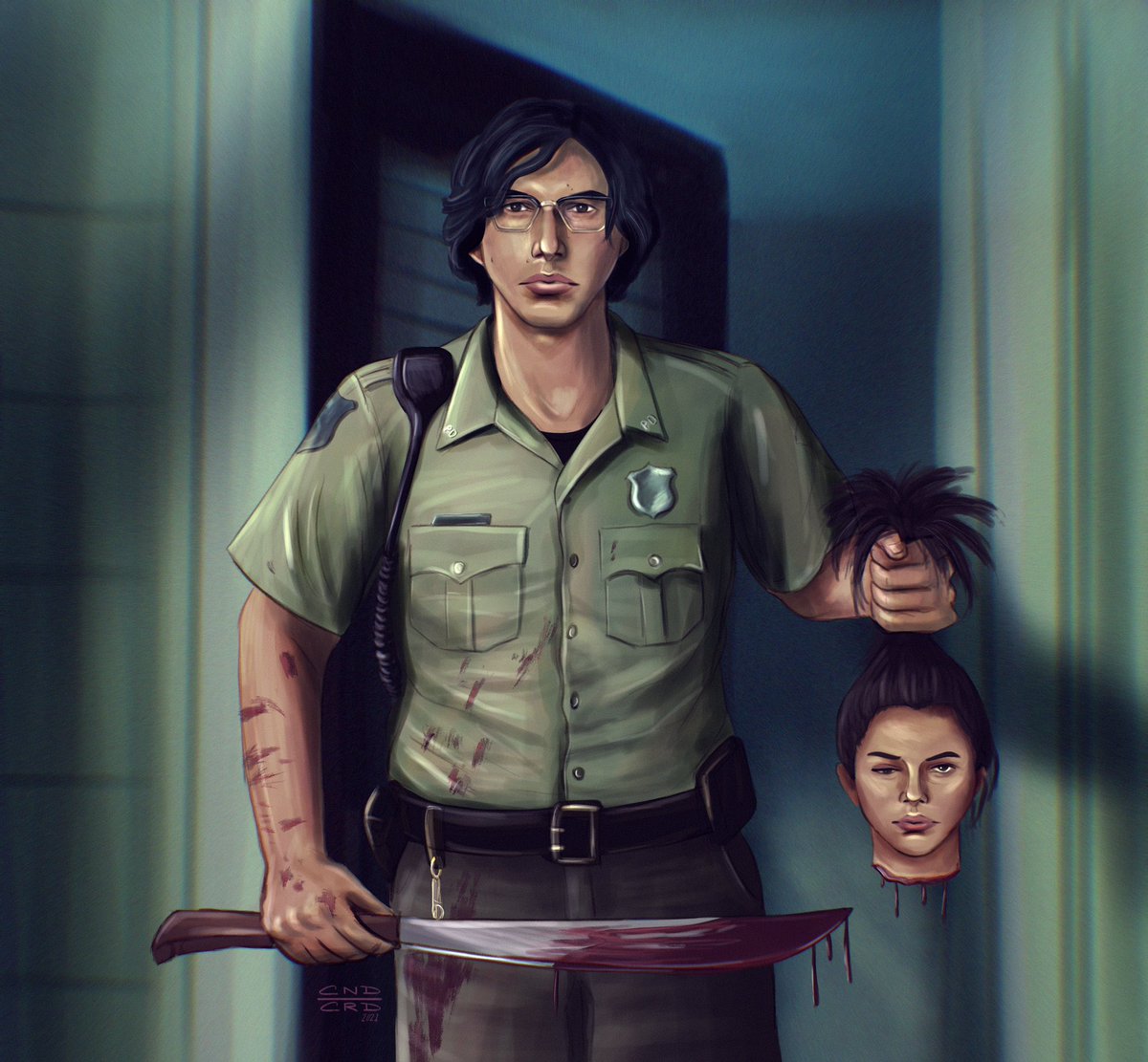 Happy Halloween 💀
Adam Driver as Officer Ronnie Peterson #thedeaddontdie #AdamDriver #art