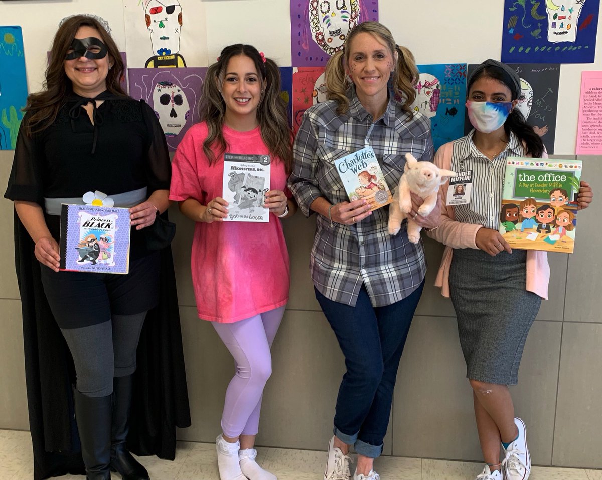 IBgators4th's tweet photo. Story book character day 2021 in the βbooks.βπ #GoodGatorsIB
#Worldchangers
#Fantastic4IBTeachers
#believeleadsucceed #IBStrong
@TrevinoTweetsED @AgueParedes @CFBISD @goodgatorsib https://t.co/jYvJc6mwOf