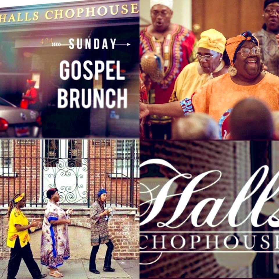 Meet me at Halls for Sunday Gospel Brunch #SundayFunday