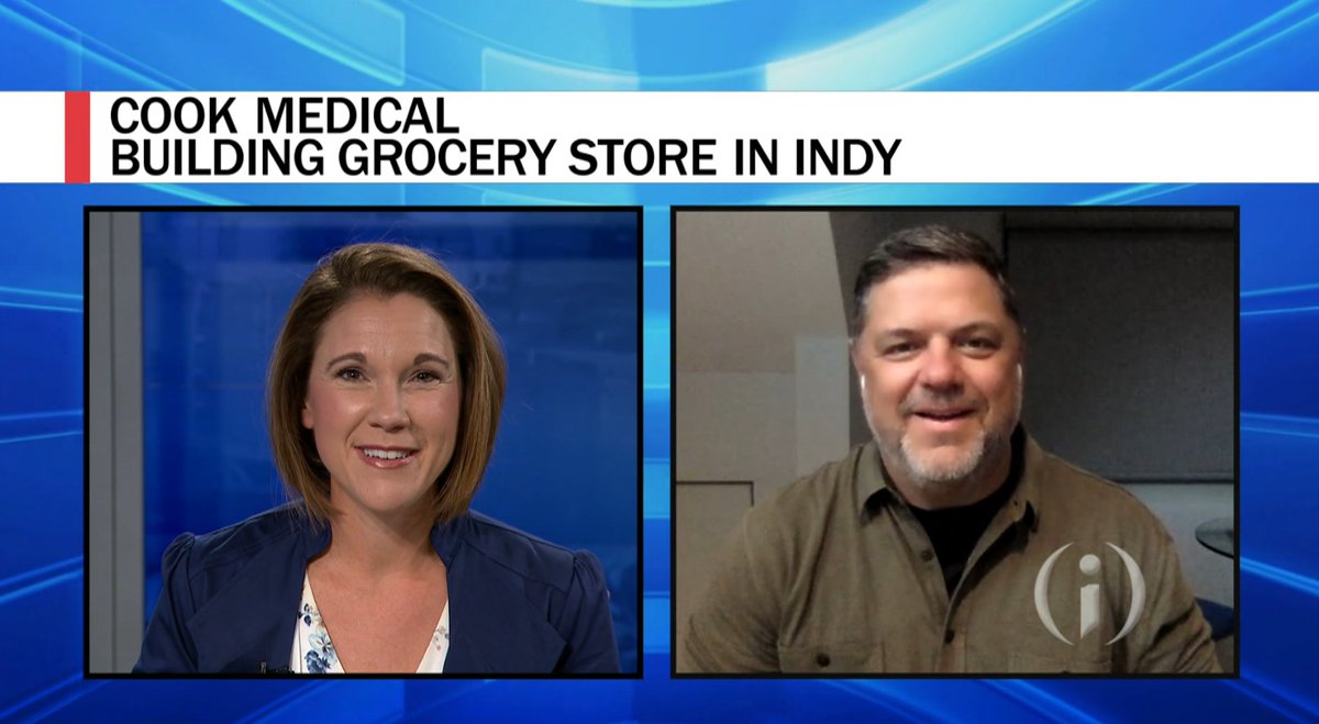 GerryDick's tweet photo. In the Business of Health, @KylieVeleta talks with @CookMedical President Pete Yonkman about the company's unique and major investment in a near northeast side neighborhood. @IIB https://t.co/X1jY8kFRuQ