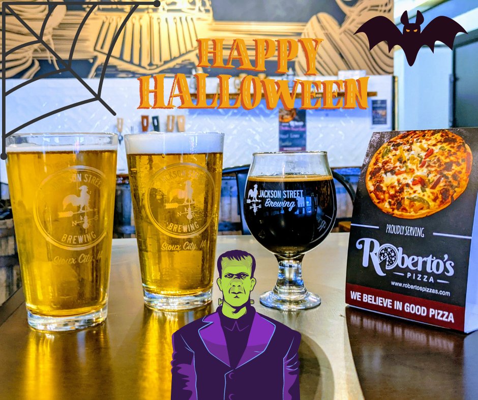 Big Beers &amp; Brunch - Halloween Edition - 11-5PM
Frankenstein V 3.0 - Hell's Half Acre Stout: French Toast + other Stout blended together in the laboratory - 12.5% ABV
WeatherVane Stout: Chocolate Peanut Butter Treat with Banana - 10% ABV
BOGO: The Warrior - Bring a Friend! (1/2)