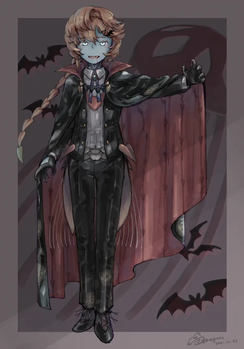 吸血鬼スタイルな第2再臨ゴッホちゃん🦇  #FGO 