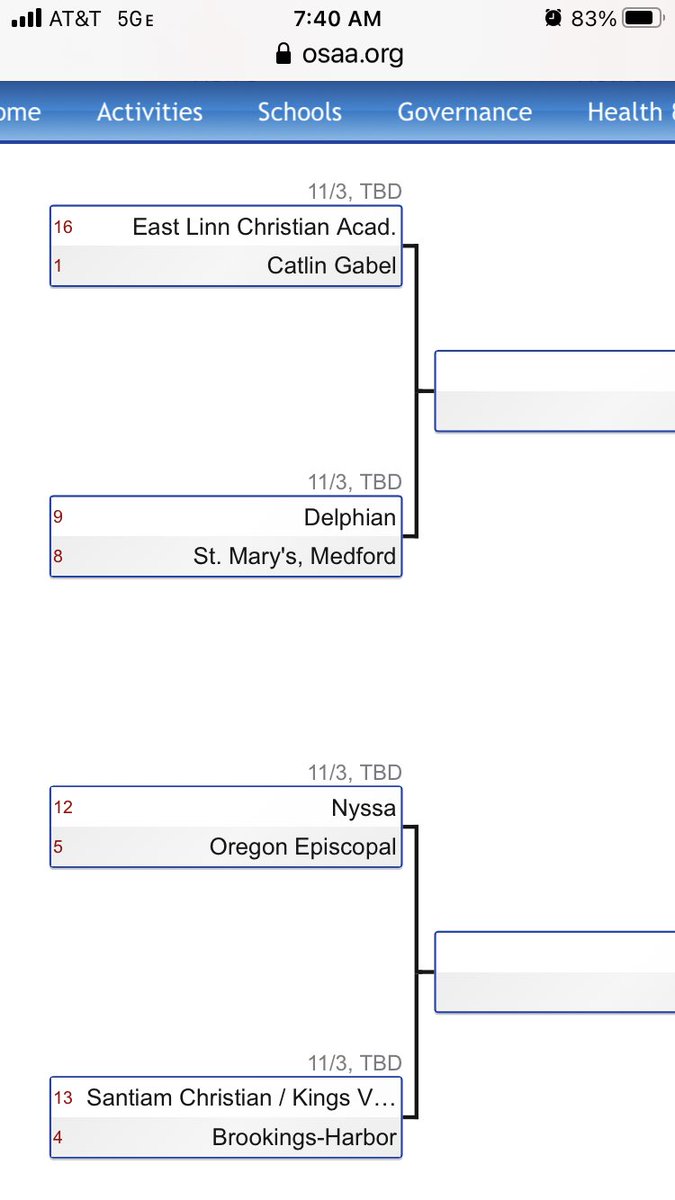 BHBruins's tweet photo. Our side of the bracket.  1st round game time TBA. https://t.co/uzK6byEzn5
