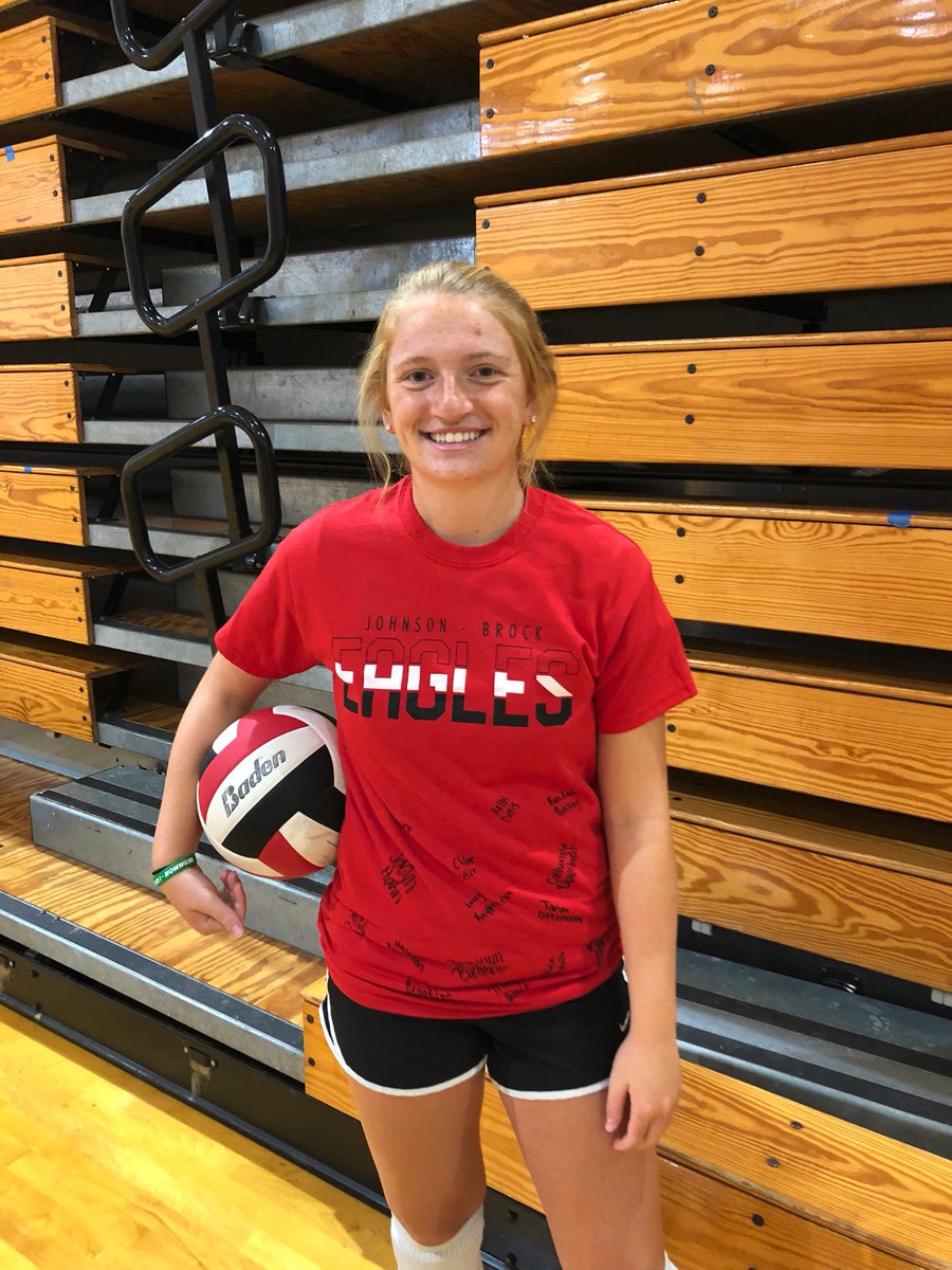 SandfortTonya's tweet photo. Another volleyball season has come to an end. Your last at Johnson Brock. You have accomplished so much. I can’t wait to see what your future holds. School single season digs record 535☑️, school career digs record 1717☑️, class D-1 state career digs record 1717☑️ Proud mom! https://t.co/cJP8fLsRgR