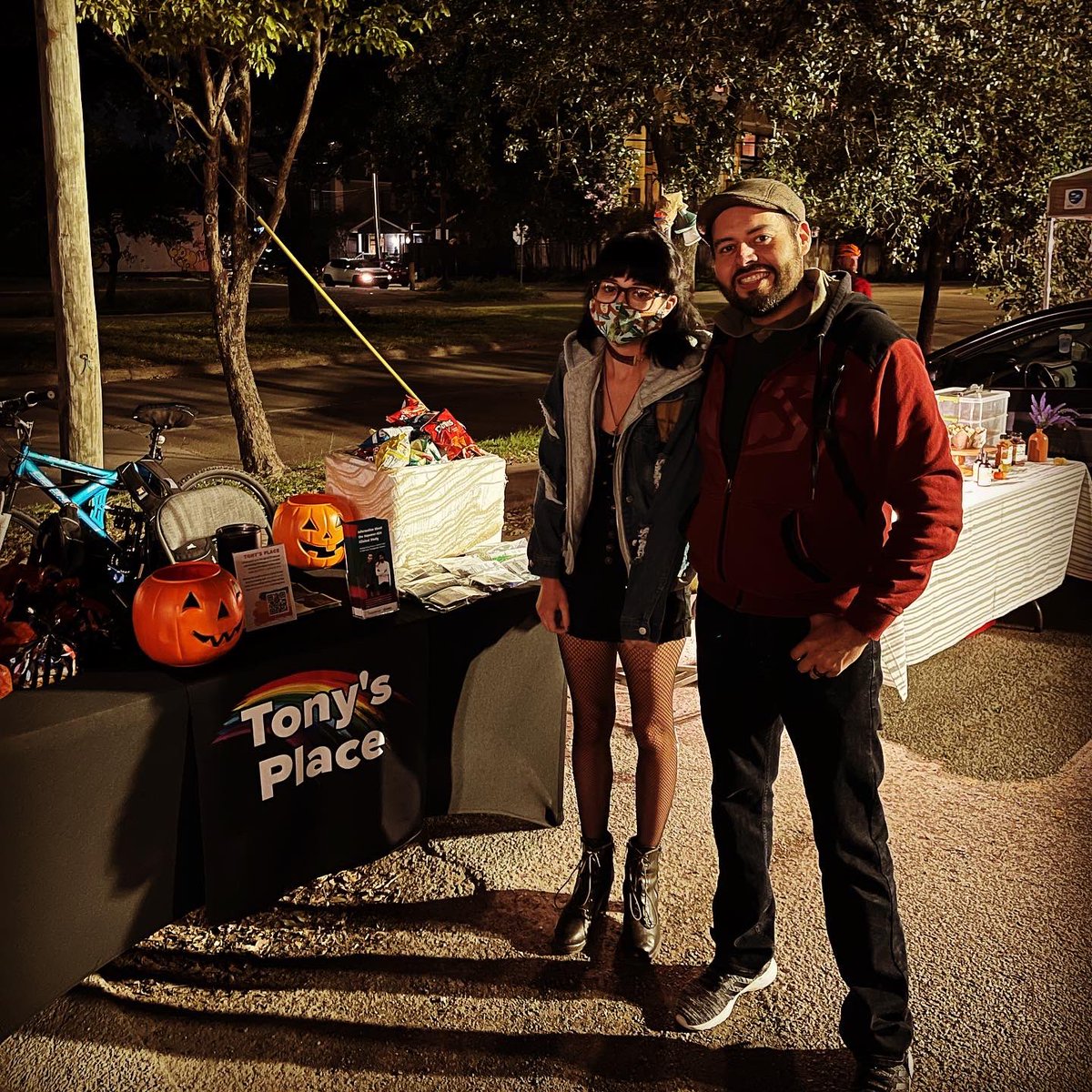 TonysPlaceHTx's tweet photo. We had a blast at the Canary Cafe Halloween Night Market. Thank you to everyone that stopped by and said boo 👻 😜 https://t.co/HBa53fB6YE