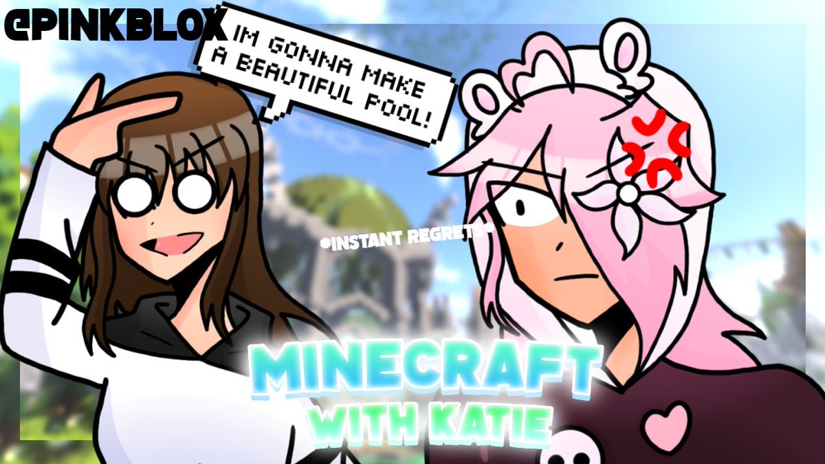 maylovebite's tweet photo. Since I cannot record the roblox video i was planning to do with my best friend lyn..This will be the next video which is minecraft related with my BFF KATIE!! :D
Tags: #minecraft #minecraftart #art #artist #digitalart #minecraftdigitalart https://t.co/9rYA5uGRcG