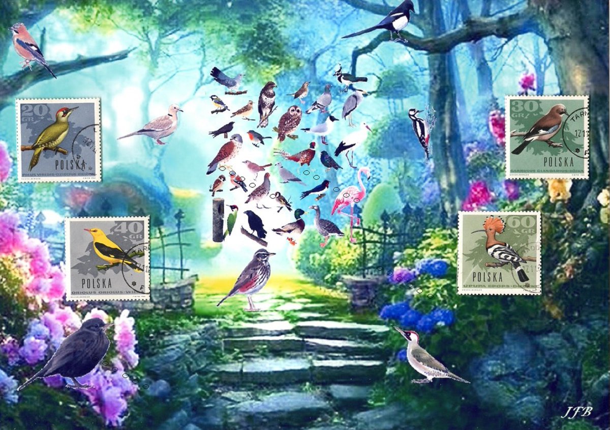 barbierjeanf's tweet photo. Enchanted forests, with Wood Birds
3 A4 color prints
https://t.co/WdT7CCGc2a
#EnchantedForests #WoodBirds #VintageSeries #MagicOfNature #JFBdecorArtwork #PhotoMontage #Multicolor #A4ColorPrint #WallDecor #DigitalArt #ChristmasGift #PhilatelyStamps #UniqueSignedModel https://t.co/Ekxfz8tO6n