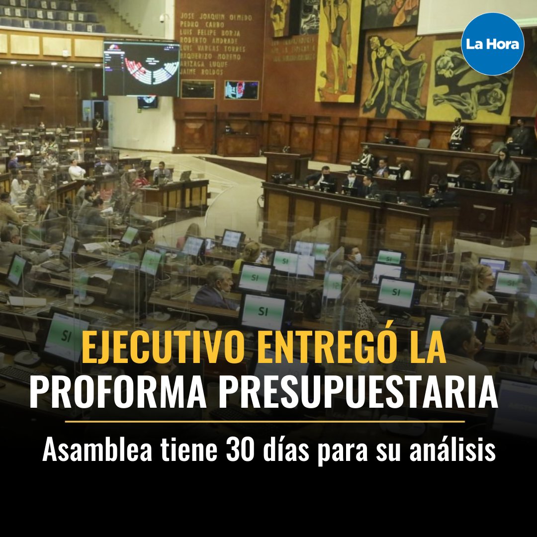 lahoraecuador's tweet photo. La proforma presupuestaria del 2022 supera los $ 33 mil millones 👉https://t.co/SepT8mMGhf https://t.co/rR1sqSRQV1