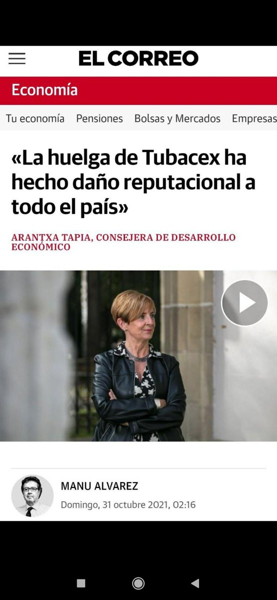 Los movimientos obreros demuestran que el pueblo trabajador está muy vivo. Vosotros sois los que ensuciais la reputación de un pueblo.