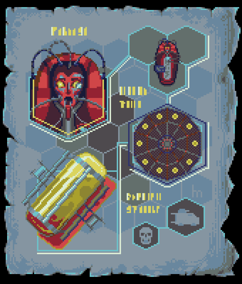 HamsturH's tweet photo. Scary Micronomicon! My pages from collab
Link:
https://t.co/BeclQN5lbi
#gameartcollab #micronomicon #halloween #pixelcollab #horror #pixelart #gamedev https://t.co/RfxfRJsGKH