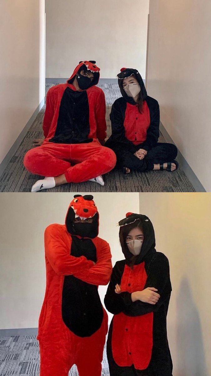 _stanDB's tweet photo. Cutieesss!! 🦖 

DONBELLE HalloweenTreat

#RAWRAwards2021 
#RAWRDonBelle https://t.co/DZ7IQkAi3C