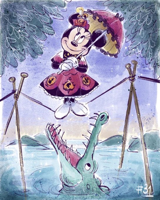 31日目🐊
#inktober2021 