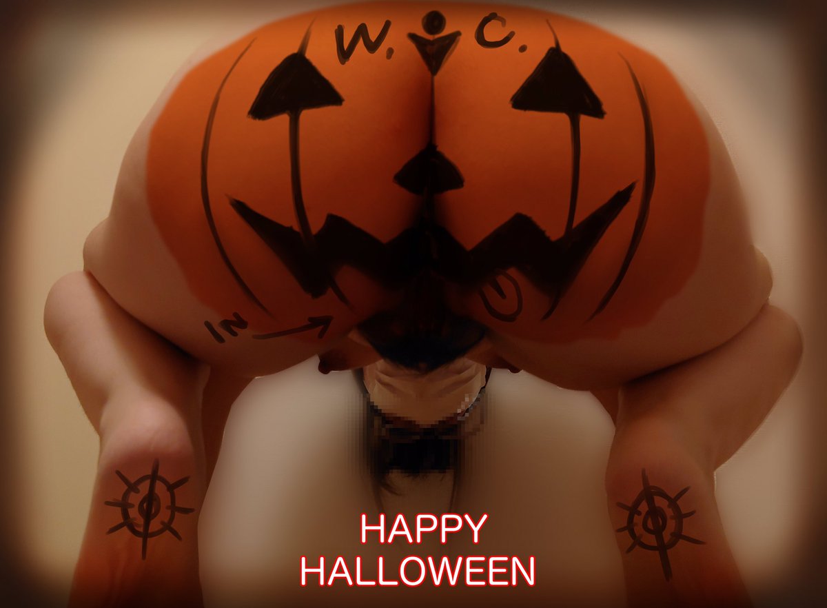 Michigan_ntr's tweet photo. ハッピーハロウィン！お出かけの際は、嫁のかぼちゃ尻をどうぞご自由にお使いくださいw https://t.co/elW02PvOBM