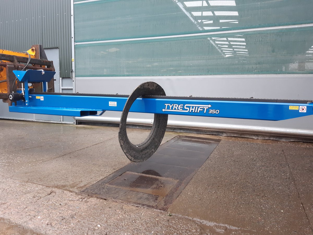 Introducing the TYRESHIFT for taking the labour out of covering silage clamps.